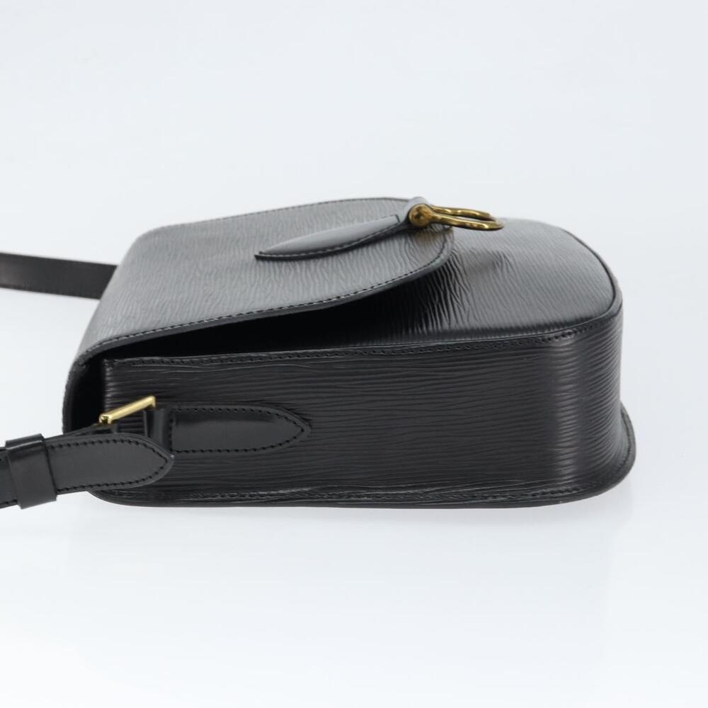 LOUIS VUITTON Epi Saint Cloud GM Shoulder Bag Black Noir M52192 LV Auth 149184 - Picture 4 of 16